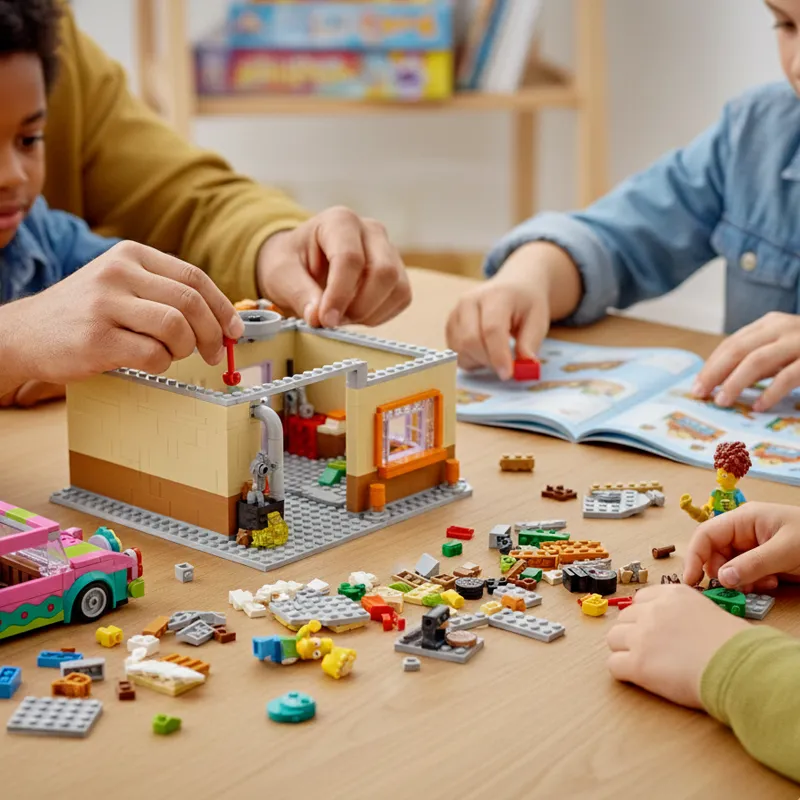 Krusty Fast Food building blocks model - chaoxingtoys