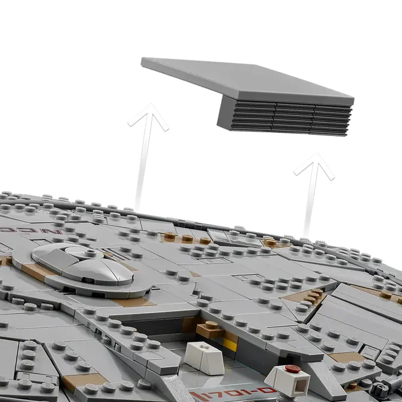 Galactic Flagship Space Cruiser building blocks model - chaoxingtoys