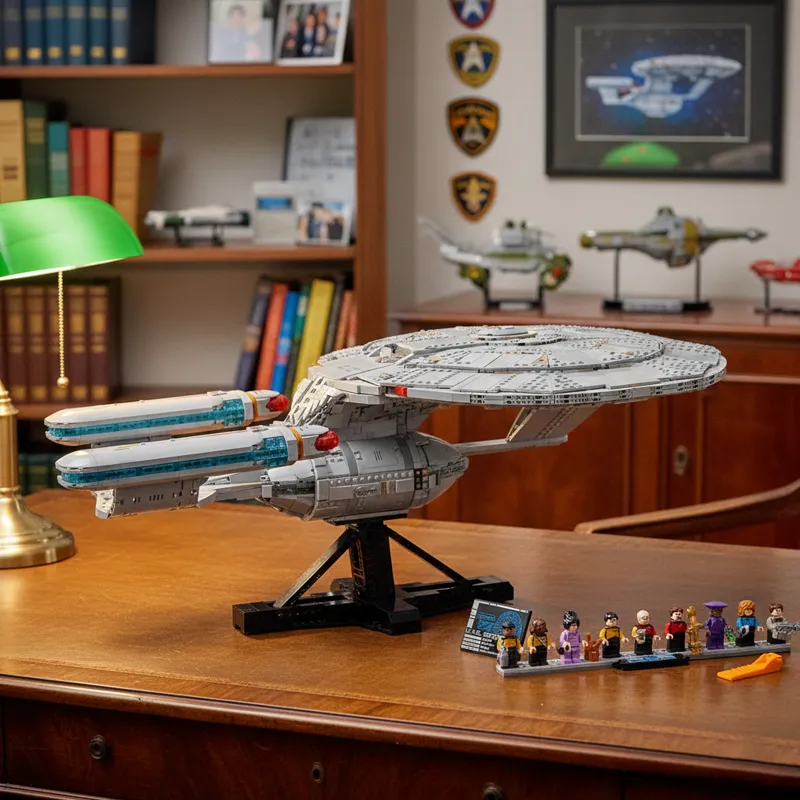 Galactic Flagship Space Cruiser building blocks model - chaoxingtoys