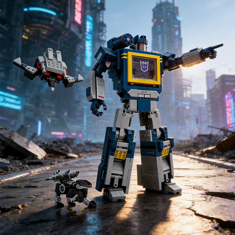 Soundwave building blocks model - chaoxingtoys