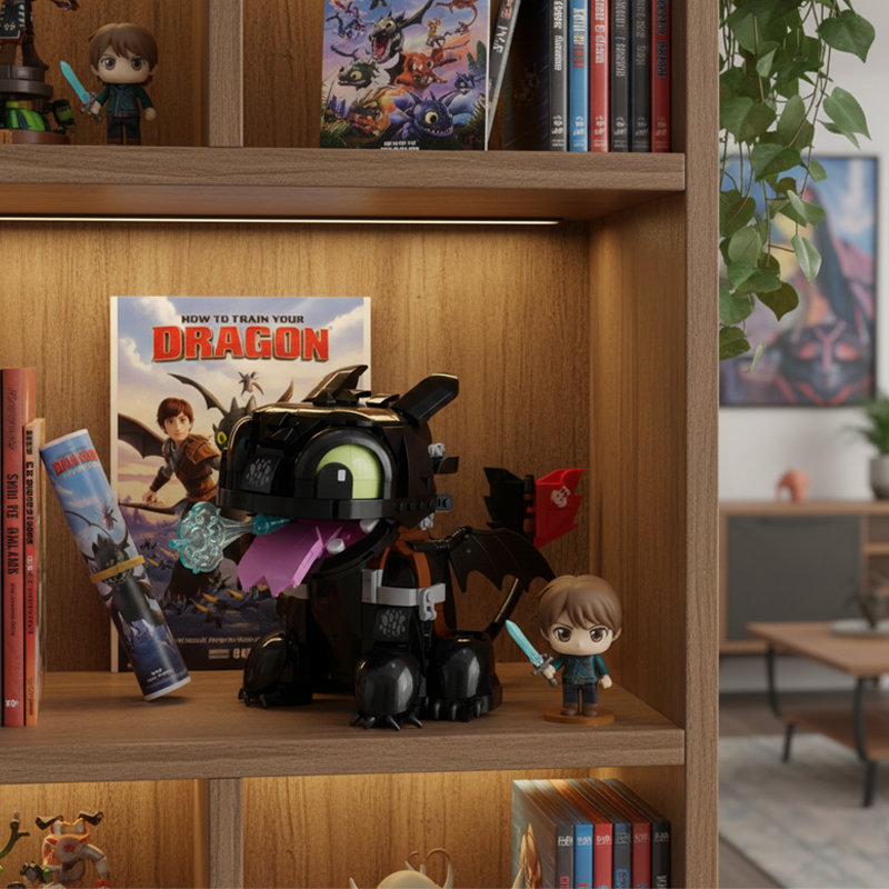 Toothless Dragon building blocks 10375