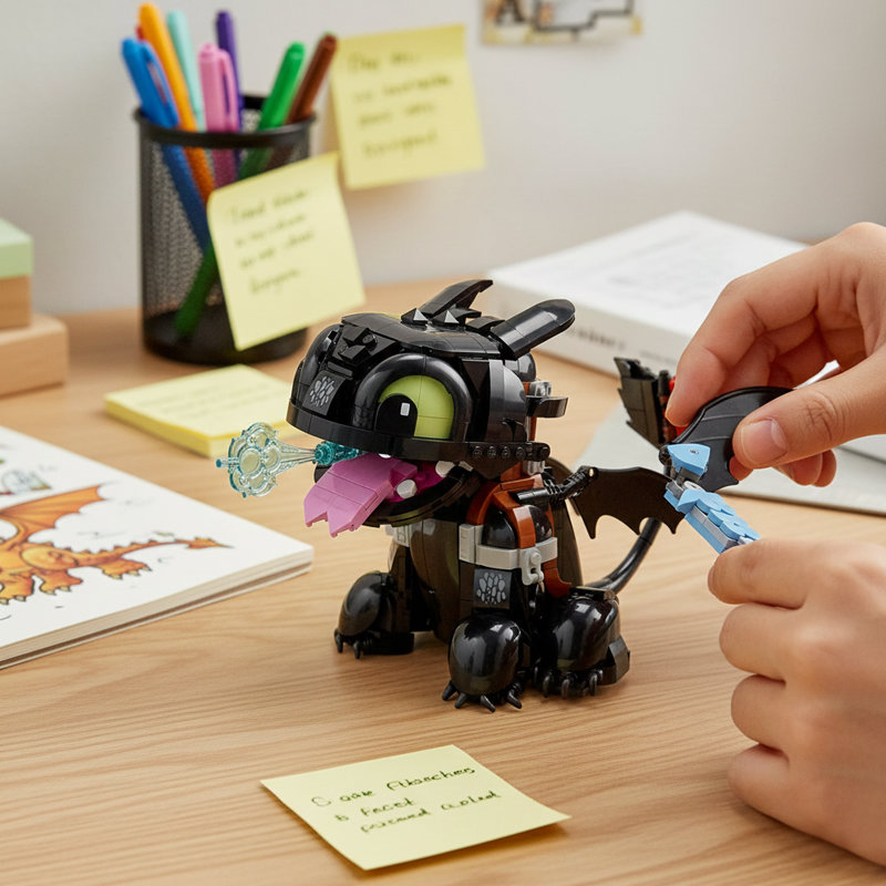 Toothless Dragon building blocks 10375