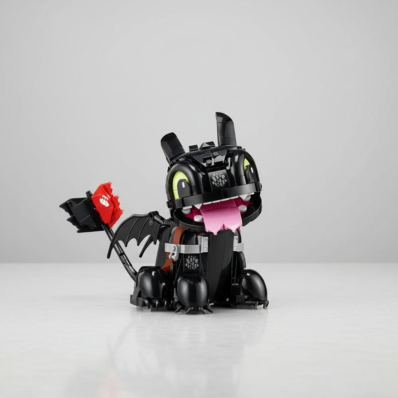 Toothless Dragon building blocks 10375