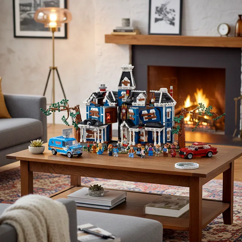 Retro Mystery Haunted House Set building blocks model - chaoxingtoys