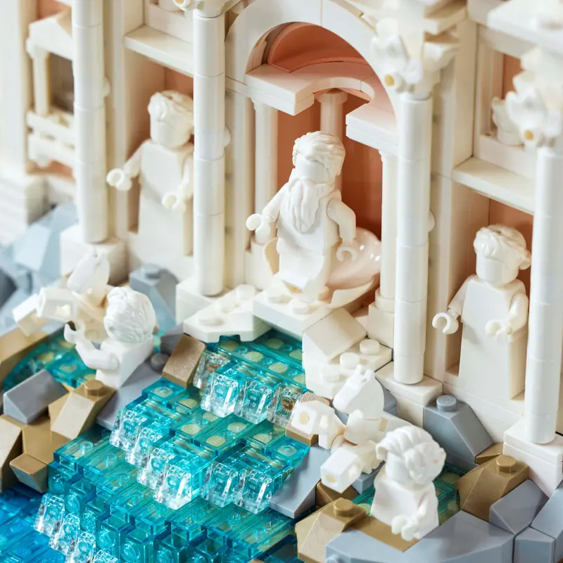 Architecture Fountain 21062 building blocks model - chaoxingtoys