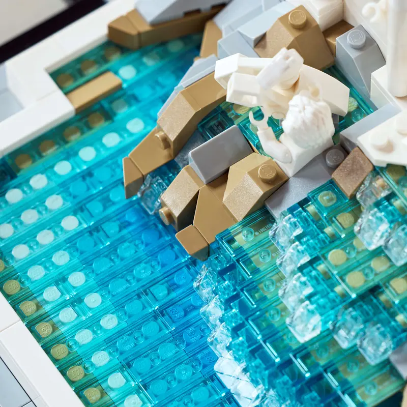 Architecture Fountain 21062 building blocks model - chaoxingtoys