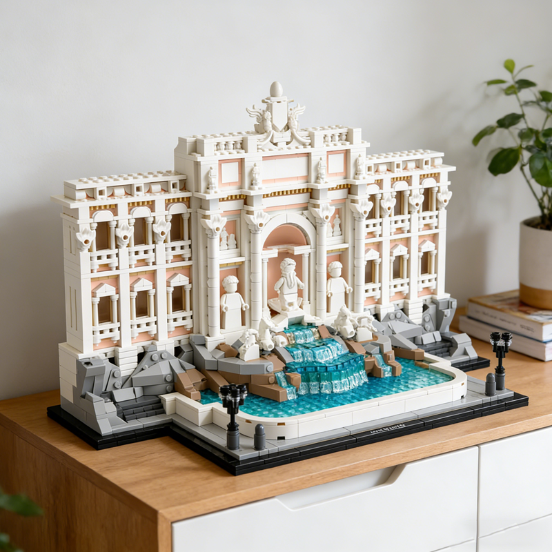 Architecture Fountain 21062 building blocks model - chaoxingtoys