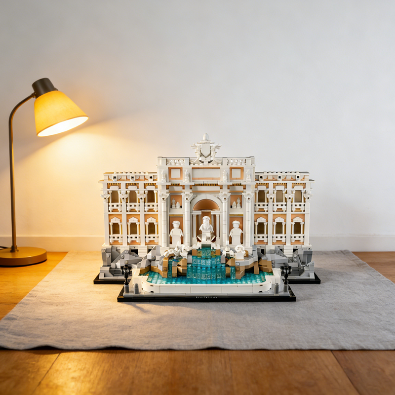 Architecture Fountain 21062 building blocks model - chaoxingtoys