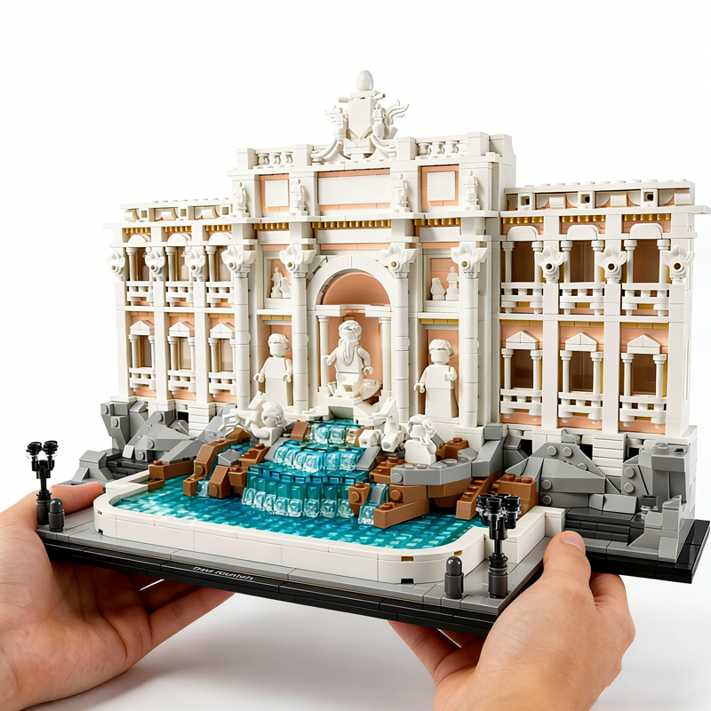 Architecture Fountain 21062 building blocks model - chaoxingtoys