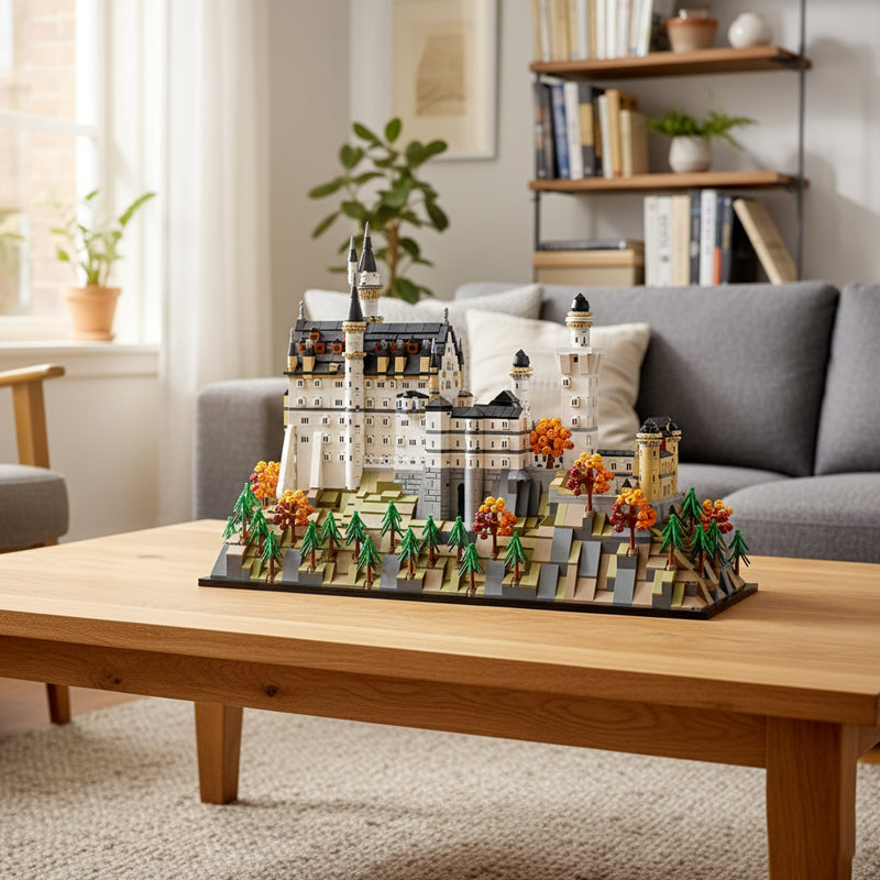 Neuschwanstein Castle building blocks 21063