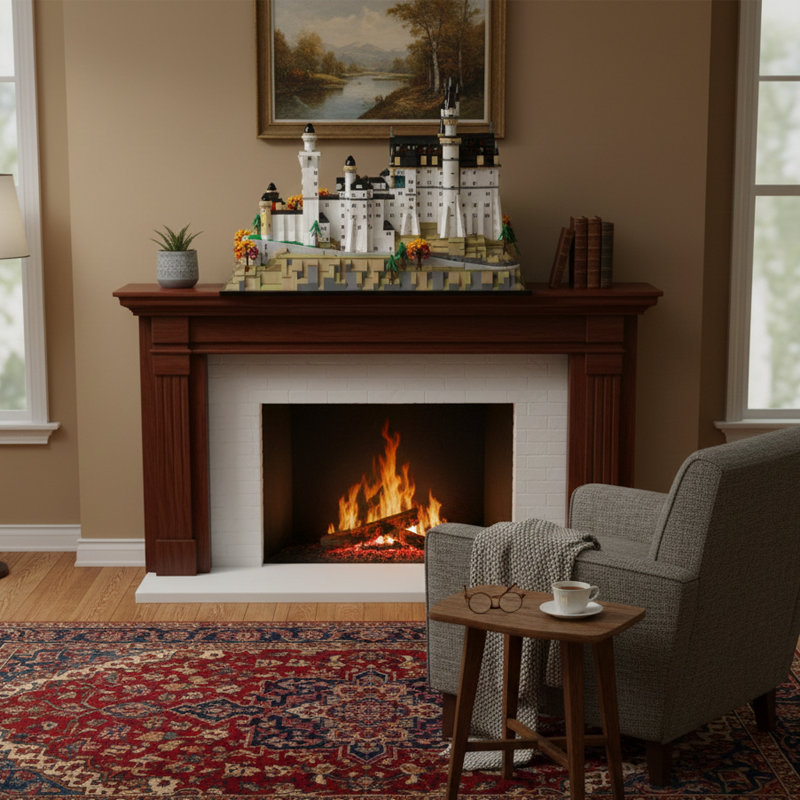 Neuschwanstein Castle building blocks 21063