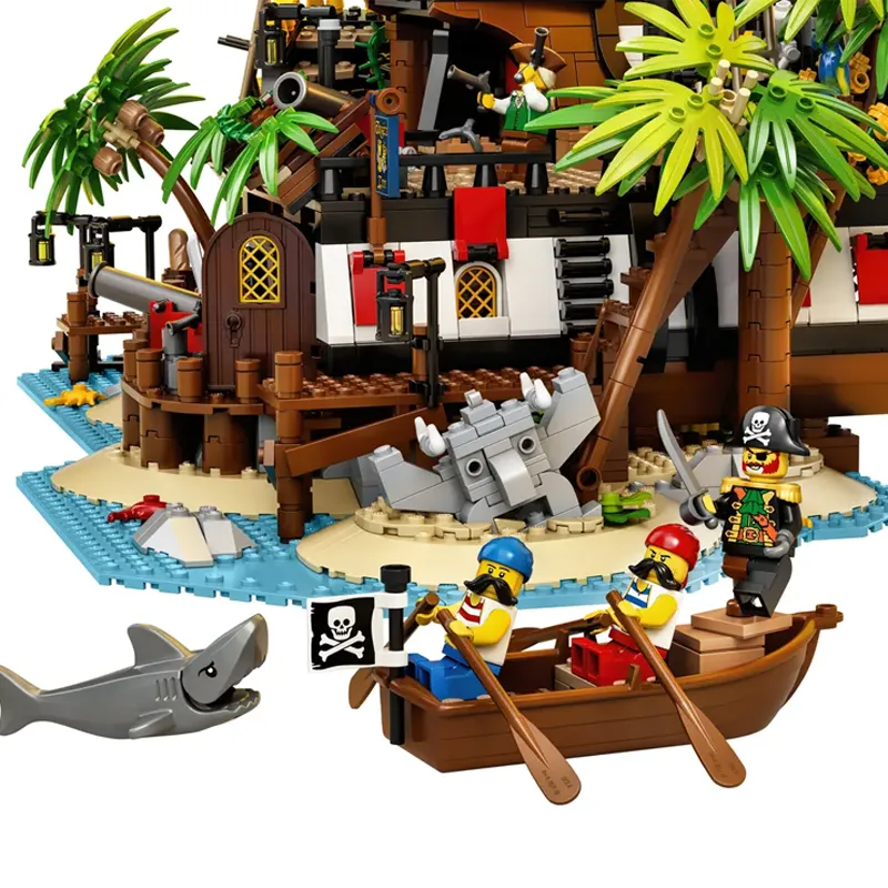 Barracuda Bay Pirates Ideas building blocks model - chaoxingtoys