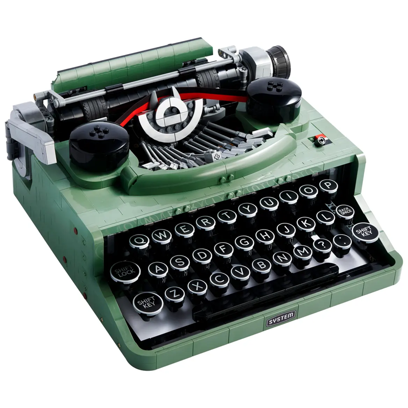 Vintage Mechanical Typewriter building blocks model - chaoxingtoys