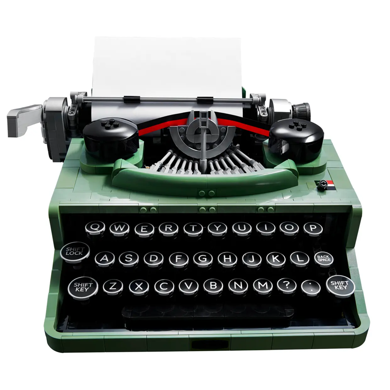 Vintage Mechanical Typewriter building blocks model - chaoxingtoys
