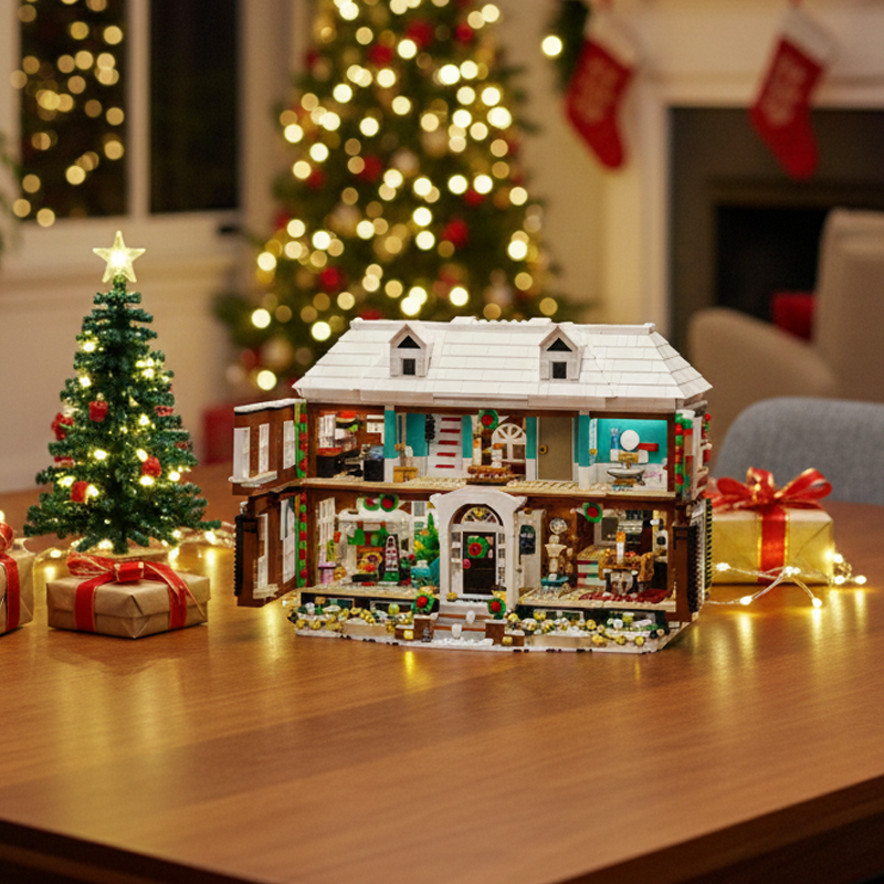 Classic Holiday Family House building blocks model - chaoxingtoys