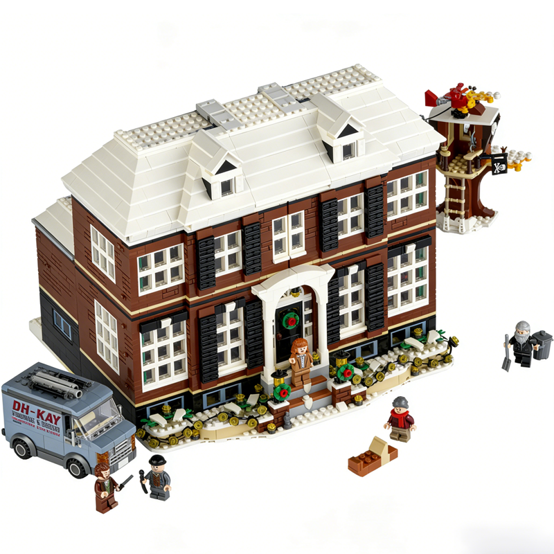 Classic Holiday Family House building blocks model - chaoxingtoys