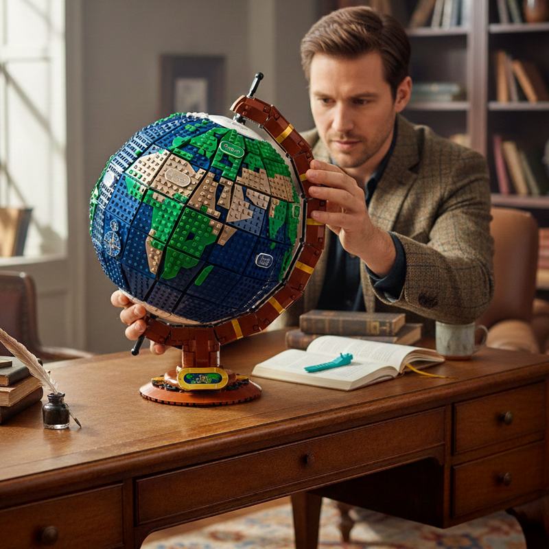 Classic World Globe building blocks model - chaoxingtoys