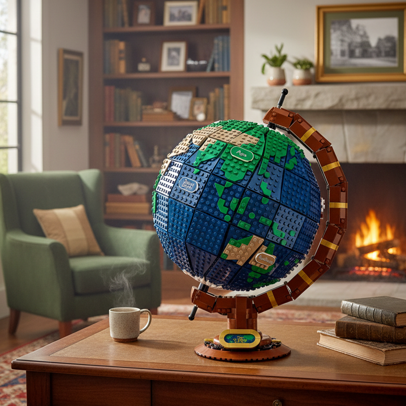 Classic World Globe building blocks model - chaoxingtoys