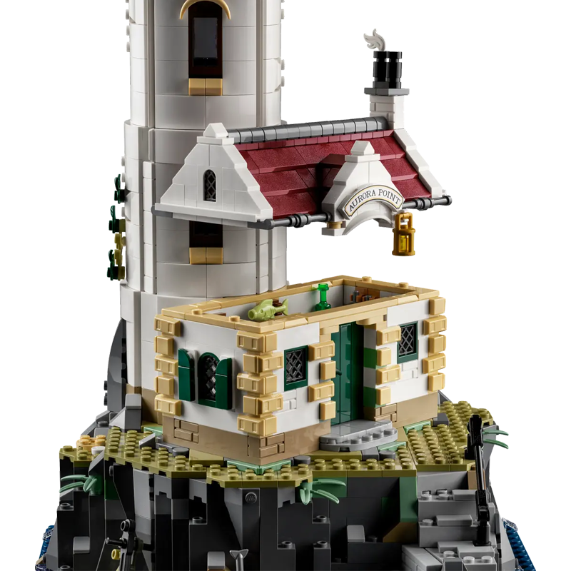 Motorized Lighthouse building blocks model - chaoxingtoys