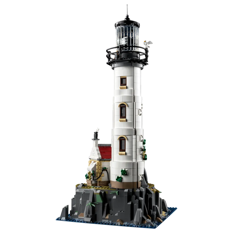 Motorized Lighthouse building blocks model - chaoxingtoys