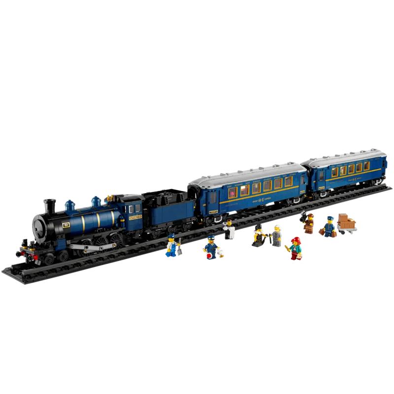Luxury Vintage Steam Train building blocks model - chaoxingtoys
