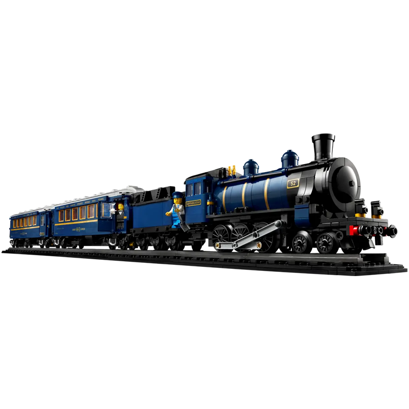 Luxury Vintage Steam Train building blocks model - chaoxingtoys
