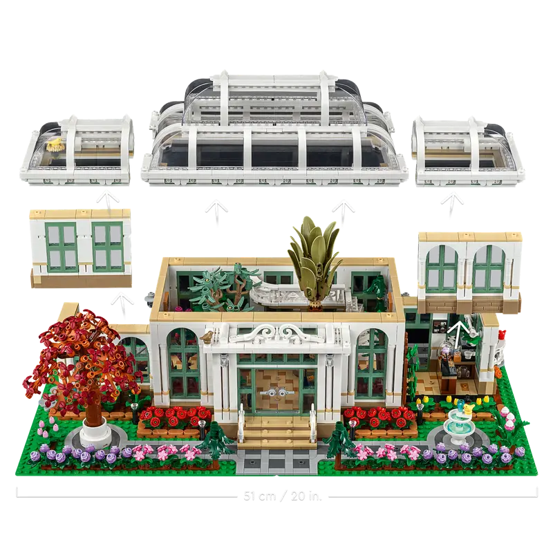 The Botanical Garden building blocks model - chaoxingtoys