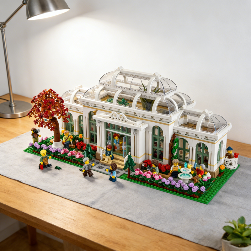 The Botanical Garden building blocks model - chaoxingtoys