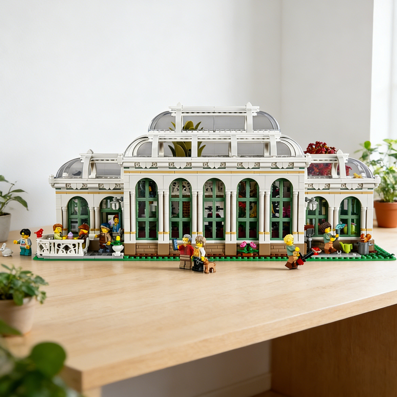 The Botanical Garden building blocks model - chaoxingtoys