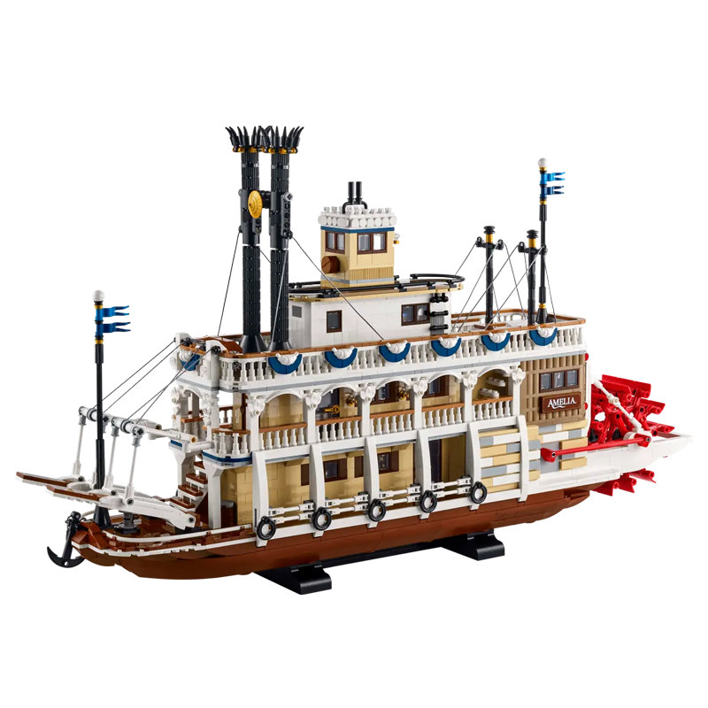 Steamboat building blocks 21356