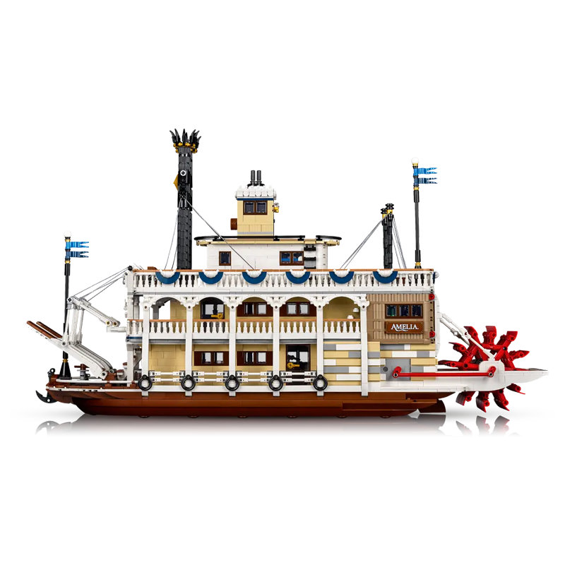 Steamboat building blocks 21356