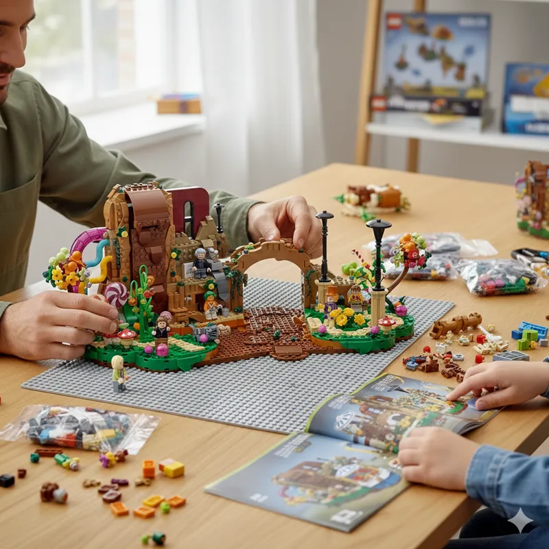 Fantasy Candy Factory Building Set building blocks model - chaoxingtoys