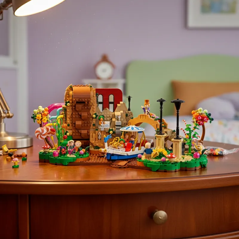 Fantasy Candy Factory Building Set building blocks model - chaoxingtoys