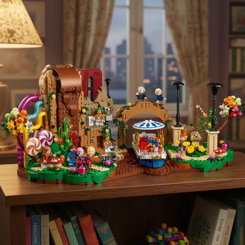 Fantasy Candy Factory Building Set building blocks model - chaoxingtoys