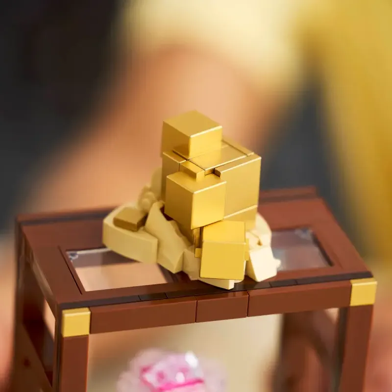 Crystal Mineral Showcase Build building blocks model - chaoxingtoys