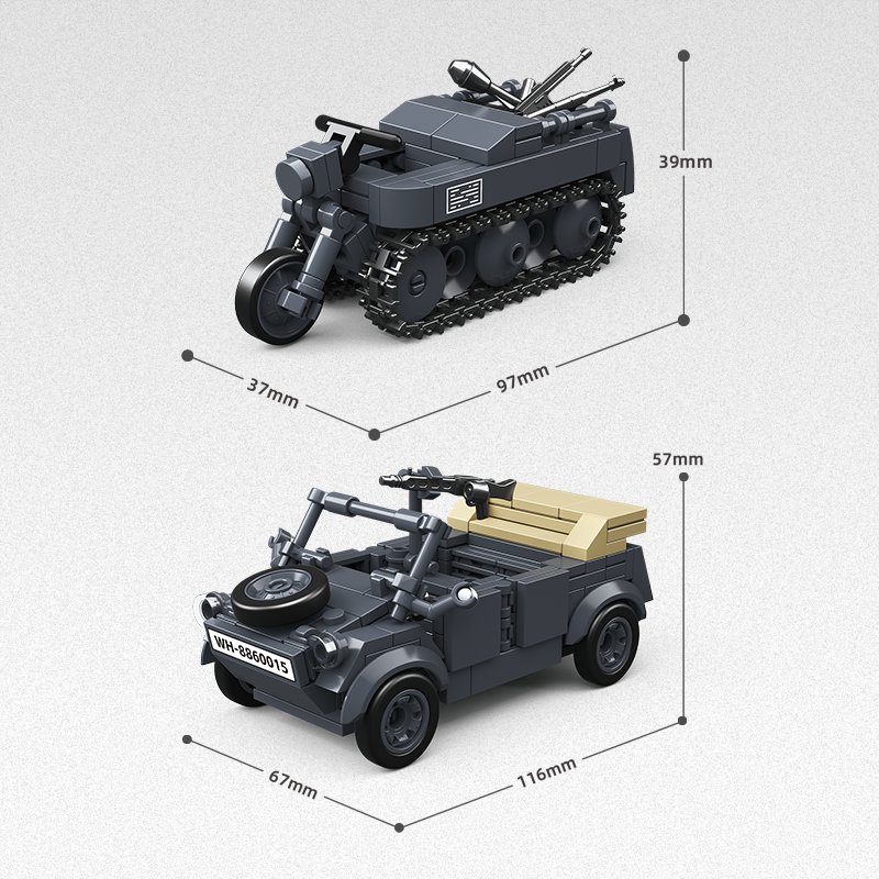 SD.KFZ.2 TYPE 82 KÚBELWAGEN-chaoxingtoys