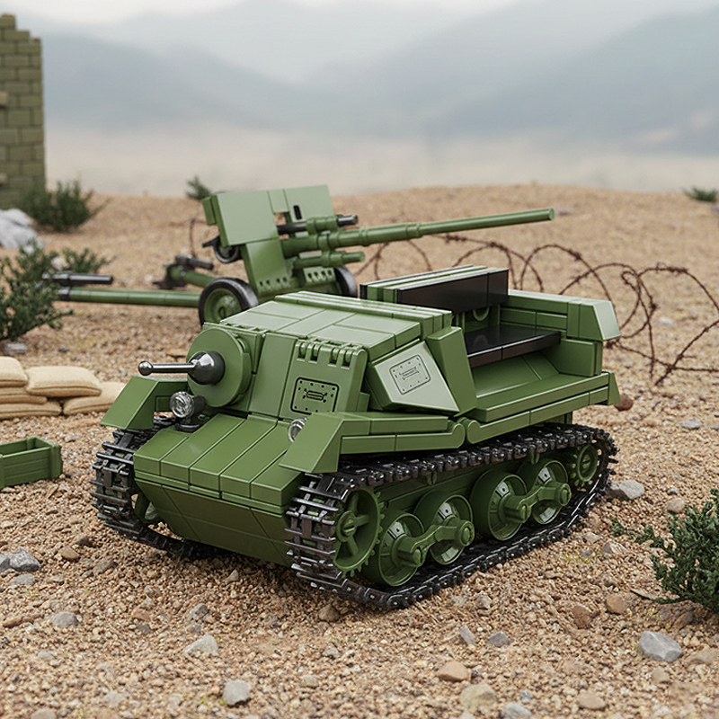 57 MM ZIS-2 T-20 ARMORED TRACTOR-chaoxingtoys