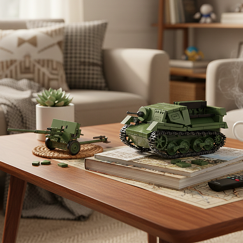 57 MM ZIS-2 T-20 ARMORED TRACTOR-chaoxingtoys