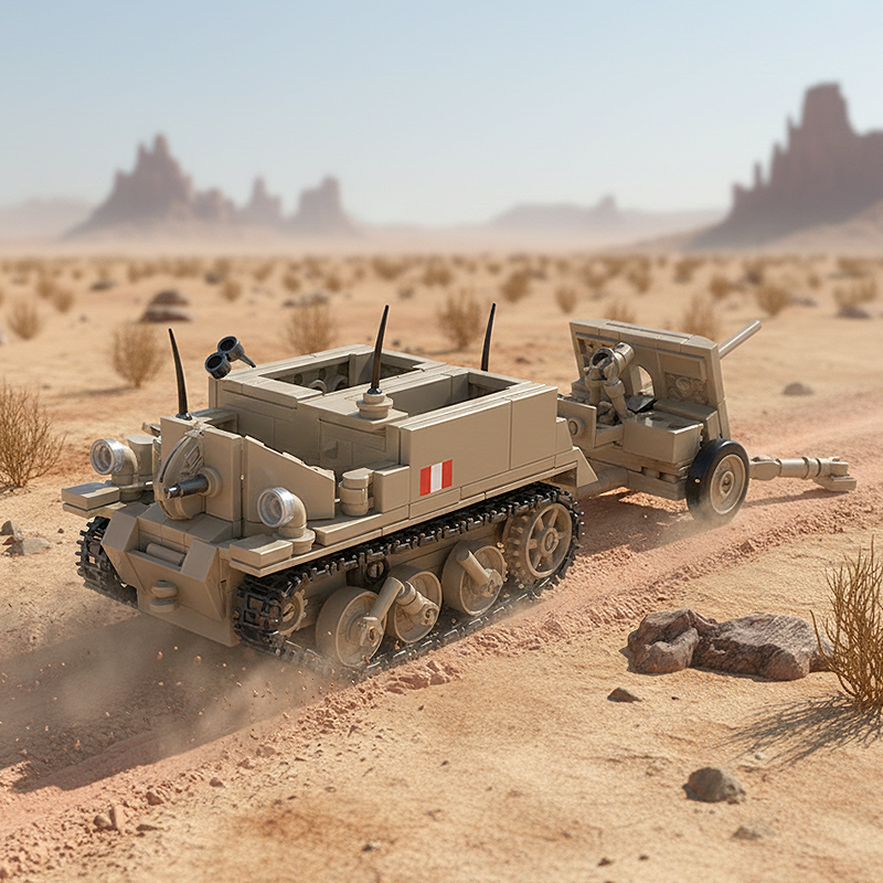 BREN GUN CARRIER ORDNANCE QF 2-POUNDER-chaoxingtoys