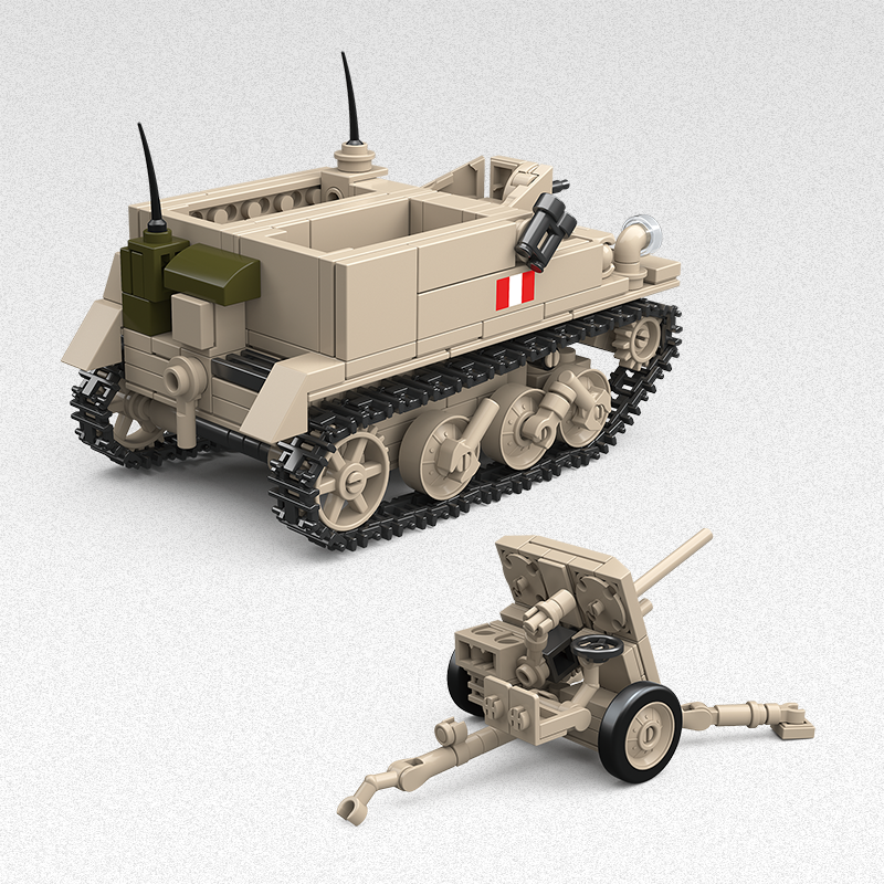 BREN GUN CARRIER ORDNANCE QF 2-POUNDER-chaoxingtoys