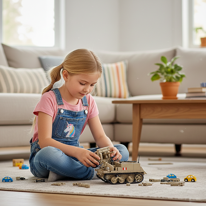 BREN GUN CARRIER ORDNANCE QF 2-POUNDER-chaoxingtoys