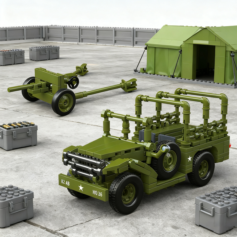 M3 37MM AT GUN DODGE BEEP WC52-chaoxingtoys