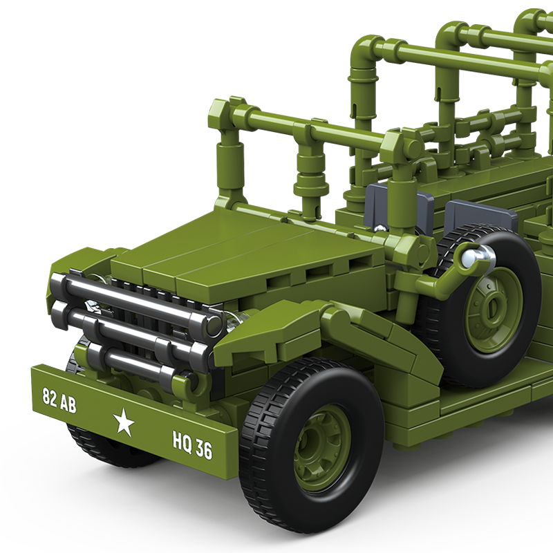 M3 37MM AT GUN DODGE BEEP WC52-chaoxingtoys