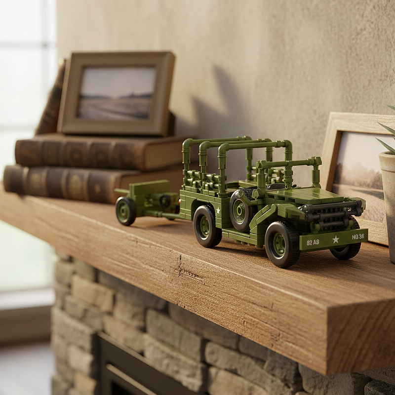 M3 37MM AT GUN DODGE BEEP WC52-chaoxingtoys