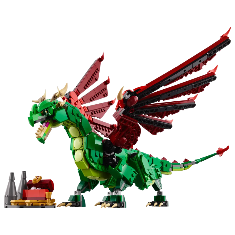 Medieval Fire Dragon building blocks model - chaoxingtoys