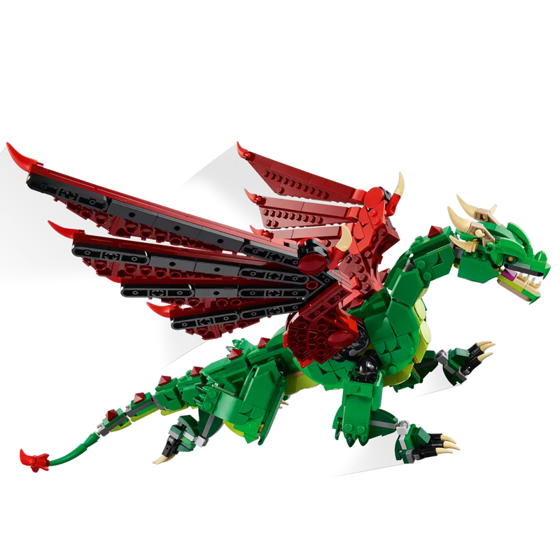 Medieval Fire Dragon building blocks model - chaoxingtoys