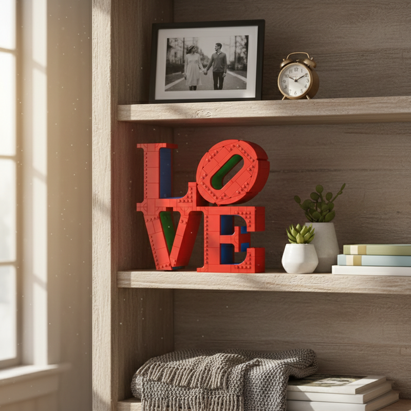 LOVE building blocks model - chaoxingtoys