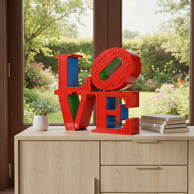 LOVE building blocks model - chaoxingtoys