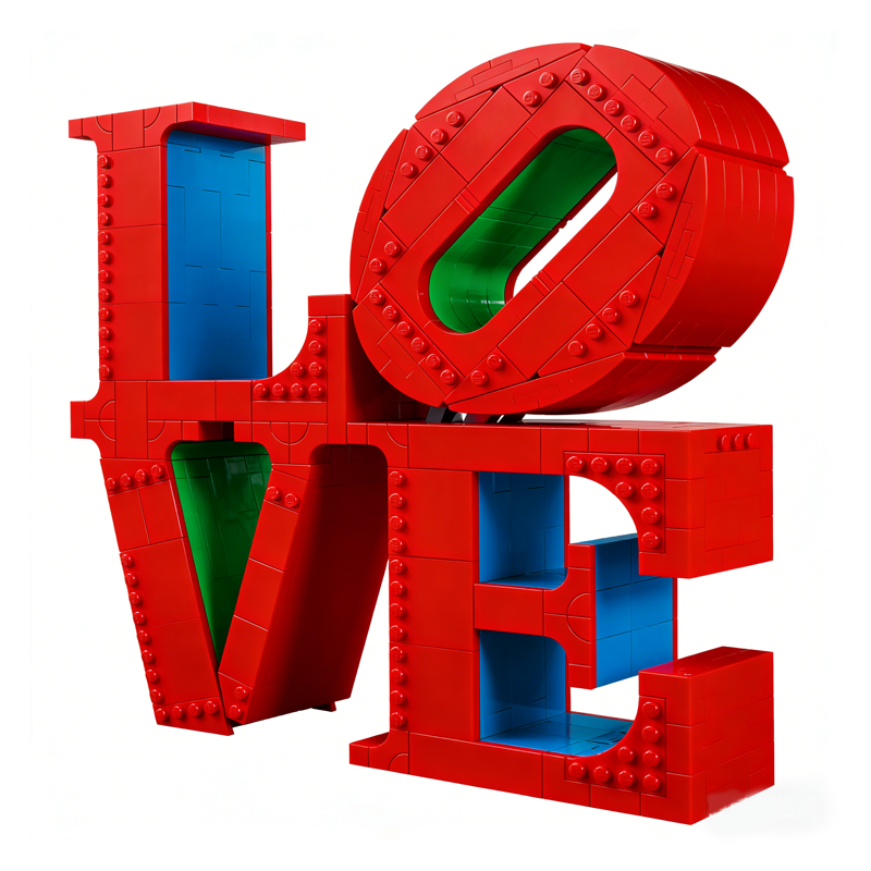 LOVE building blocks model - chaoxingtoys