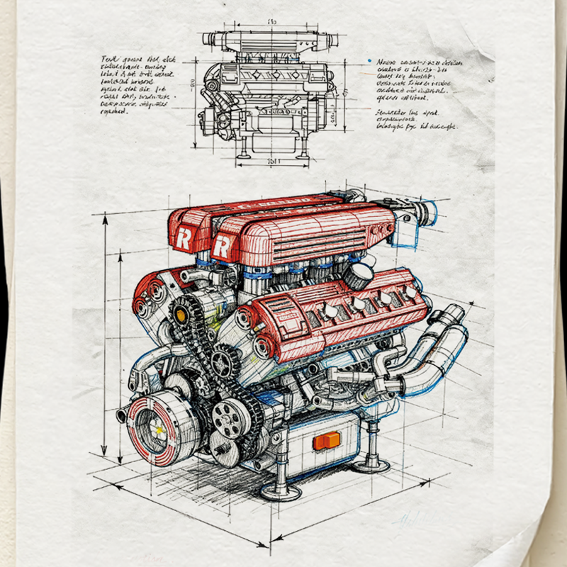 ENGINE With Motor-chaoxingtoys